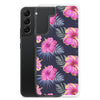 Bright Pink Hibiscus - Samsung Galaxy Case S10 S20 S21 S22 E FE Plus and Ultra