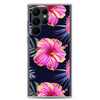 Bright Pink Hibiscus Samsung Case - Samsung Galaxy Case S10 S20 S21 S22 E FE Plus and Ultra