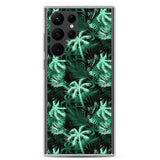 Palm Tree - Green - Samsung Galaxy Case S10 S20 S21 S22 E FE Plus and Ultra