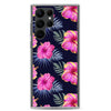 Bright Pink Hibiscus - Samsung Galaxy Case S10 S20 S21 S22 E FE Plus and Ultra