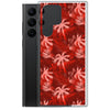 Palm Tree - Red - Samsung Galaxy Case S10 S20 S21 S22 E FE Plus and Ultra