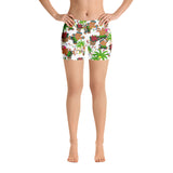 Hawaiian Grass Skirt Christmas Shorts