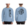 Light Blue Polynesian Samoan tattoo Hawaiian Sweatshirt