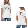 Christmas - Merry Fitness and a Happy New Rear Women's Relaxed T-Shirt