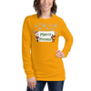 Christmas - Merry Fitness and a Happy New Rear Women's Long Sleeve Tee