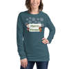 Christmas - Merry Fitness and a Happy New Rear Women's Long Sleeve Tee