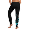 Polynesian ocean abstract leggings